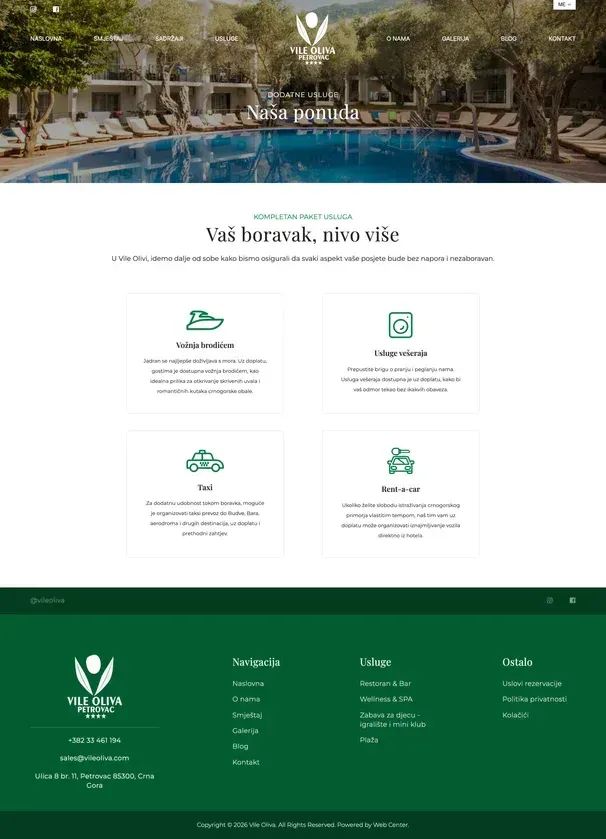 Gallery and Blog — the Vile Oliva site